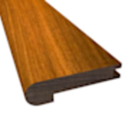 null Prefinished Brazilian Walnut 1/2 in. Thick x 2.75 in. Wide x 6.5 ft. Length Stair Nose